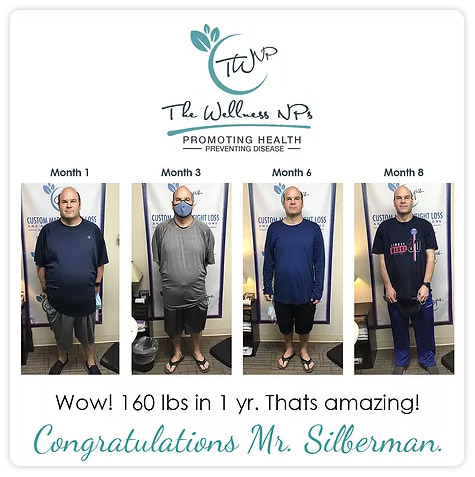 Congratulations Mr. Silberman. - Wow! 160 lbs in 1 yr. Thats amazing!