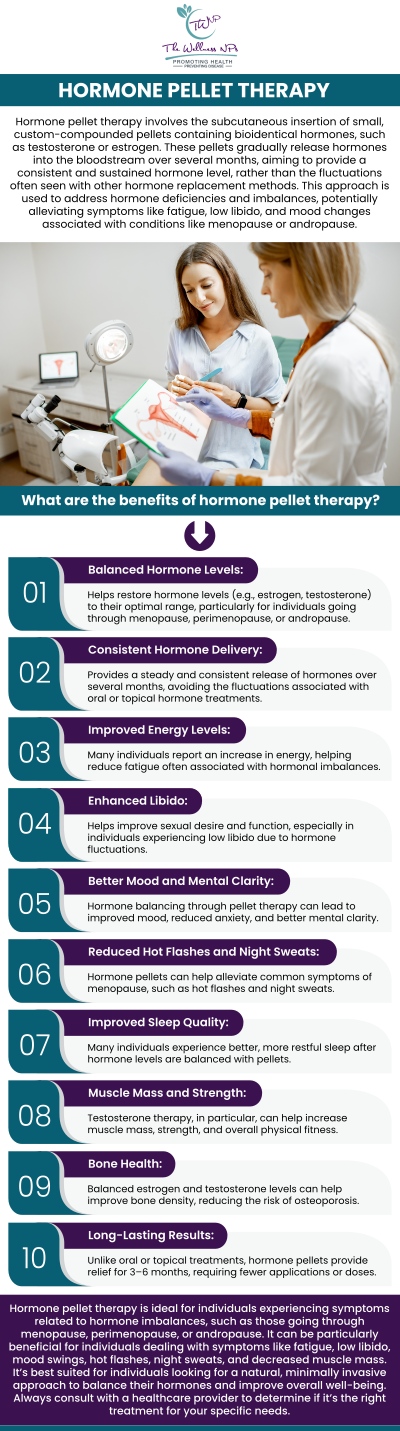 Hormone pellet therapy can address a range of symptoms associated with declining hormones in men and women. Following the placement of pellets, patients often observe an increase in energy levels, improved sleep quality, and an enhanced overall sense of well-being. Pellet therapy is available at The Wellness NPs. For more information, contact us, or book an appointment online now! We serve patients from Laurel MD, Maryland City MD, South Laurel MD, Ammendale MD, Savage MD, and surrounding areas. Hormone pellet therapy can address a range of symptoms associated with declining hormones in men and women. Following the placement of pellets, patients often observe an increase in energy levels, improved sleep quality, and an enhanced overall sense of well-being. Pellet therapy is available at The Wellness NPs. For more information, contact us, or book an appointment online now! We serve patients from Laurel MD, Maryland City MD, South Laurel MD, Ammendale MD, Savage MD, and surrounding areas.